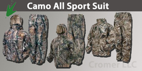 Camo All Sport Hunting Rain Gear