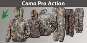 Camo Pro Action Hunting Rain Gear