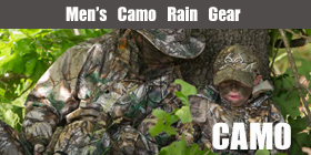 Men's Camo Rain Gear