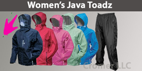 Java Toad Womens Rain Gear