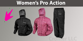 Women's Pro Action Golf Rain Gear